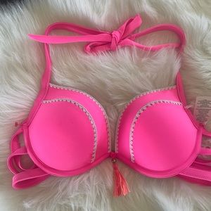 Pink bathing suit top. Victoria’s Secret. New without tag. Size 36B